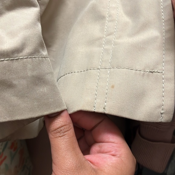 Host Pick Loft Women's Size 4 Petite Tan Pea Coat W/Pockets - Picture 13 of 15